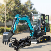 Mini-excavatrice hydraulique sur chenilles 1,2 tonne 3,5 tonnes, petite pelle sur chenilles, mini-pelleuse chinoise, meilleur prix des mini-excavatrices
