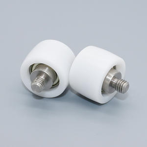 Rodillos de Nylon de Doble Rodamiento 6900Z Suministrados por el Fabricante, Poleas y Tornillos Resistentes al Desgaste con Recubrimiento de POM, Rodillos de Plástico con Rodamientos - Product Image 2