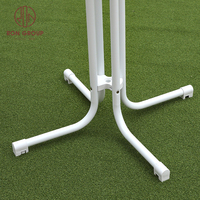 Meilleure vente européenne cadre en fer empilable plastique haut Bar décontracté blanc Banquet mode rond Table pliante pour les événements fête