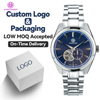Montre-bracelet automatique classique pour homme, étanche 5 ATM, design personnalisé Undecember, commande en gros usine