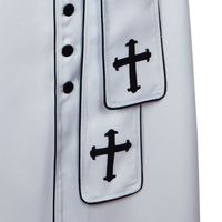 En vente prêtre médiéval Costume clergé romain pasteur Cosplay Costume hommes prêtre uniforme père Costume