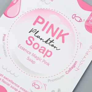 Bolsa de plástico para guardar jabón, embalaje con cremallera, color rosa - Product Image 4