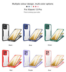 Funda completa de 360 grados para Xiaomi mi 13 <span class=keywords><strong>poco</strong></span> <span class=keywords><strong>x5pro</strong></span> Redmi A1, Protector de pantalla frontal transparente de TPU + acrílico + PET - Product Image 2