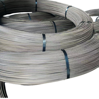 Fil d'acier fileté précontraint de béton hélicoïdal étiré à froid de la solive 6mm de haute résistance de 1670MPA 1770MPA 7mm