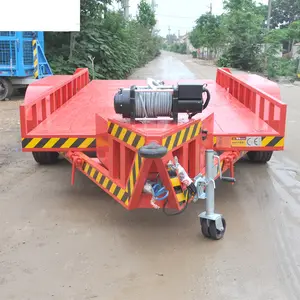 Pianale del rimorchio per il trasporto auto tandem pianta rimorchio