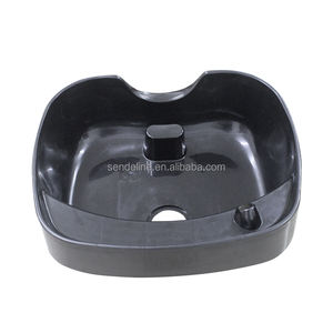 Sendeline H018-1 Modern Design Black Plastic <strong>Portable</strong> <strong>Shampoo</strong> <strong>Sink</strong> Complete Sets of Pipes Commercial Salon Barber Chair Base - Product Image 3