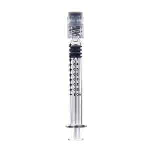 Seringue en verre préremplie jetable de 1 ml, certifiée CE ISO 11040 Type I, emballage en papier médical OEM - Product Image 2