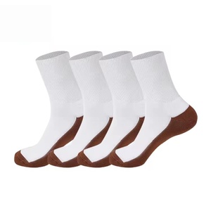 Calcetines de Bambú Personalizados, Transpirables, para Personas con Problemas Circulatorios, Calcetines de Media Pantorrilla para Diabéticos, Alta Calidad, Venta al Por Mayor - Product Image 5