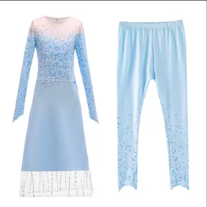 RTSWY-342 New Frozen 2 Princess Anna Elsa Frozen Dress For Kids Birthday Party Dresses