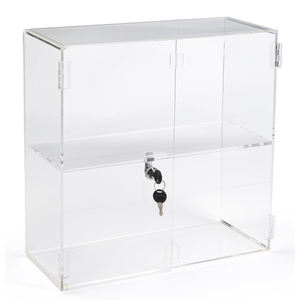 Organisateur <span class=keywords><strong>de</strong></span> stockage <span class=keywords><strong>de</strong></span> <span class=keywords><strong>comptoir</strong></span> <span class=keywords><strong>de</strong></span> boîte d'affichage acrylique verrouillable pour les objets <span class=keywords><strong>de</strong></span> <span class=keywords><strong>collection</strong></span> au détail et les modèles <span class=keywords><strong>de</strong></span> vitrine avec un design clair - Product Image 2