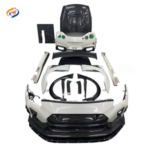 Kit Carrozzeria Vari-stile: Paraurti Anteriore, Cofano, Parafanghi, Paraurti Posteriore in Fibra di Carbonio, Adatto per <span class=keywords><strong>Nissan</strong></span> <span class=keywords><strong>GT</strong></span>-<span class=keywords><strong>R</strong></span> e R35, Cofano in Fibra di Carbonio - Product Image 1