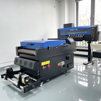 Imprimante DTF 60 cm à 2 têtes I3200, machine d'impression par transfert de film PET haute vitesse avec secoueur de poudre pour T-shirt