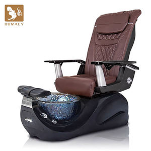 Housse en cuir pour chaises de pédicure personnalisée avec bol en verre bain de pieds réglable chaises de pédicure simples pas de plomberie - Product Image 6