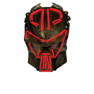 Zdel corde-<span class=keywords><strong>masque</strong></span> lumineux de manga, personnage animé, impression de film, parure d'anniversaire, de vacances, lumière Led classique, Robot luisant - Product Image 1