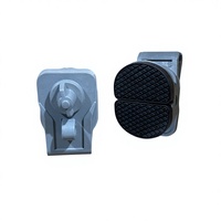 Lève-soleil 57662 #   Supports universels pour poteaux d'auvent en PP PVC résistants à l'eau (Noir 60x50x48mm) – Idéal pour camping-cars, caravanes et remorques