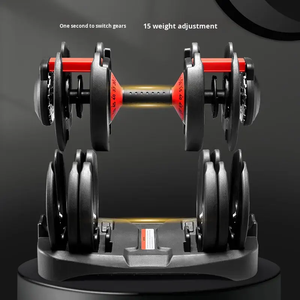 Haltères réglables CZFIT Quick Smart 24 kg/52,5 lb pour entraînement musculaire, haltères de gym avec poignée antidérapante pour l'entraînement - Product Image 4