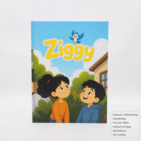 Özel Baskılı Sert Kapaklı Kitap Baskı Hizmeti Çocuklar İçin Resimli Kitaplar Sert Kapaklı Toptan OEM Fabrika FSC Sertifikalı Düşük Minimum Sipariş Adedi