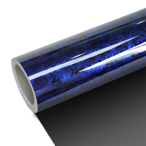 Vinilo para Autos Resistente a la Intemperie, Película de Vinilo de Fibra de Carbono PET, Resistente a la Decoloración, para Decoración de Automóviles - Product Image 1