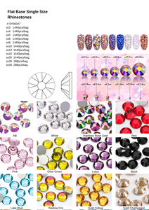 SS3-SS30 solo tamaño 1440 unids/bolsa de cristales 36 elección de colores de diamantes de imitación Pixie cristal arte de uñas de - Product Image 4