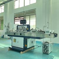 Machine d'impression sérigraphique à double station pour l'impression de précision sur flacons de médicaments liquides et flacons cylindriques