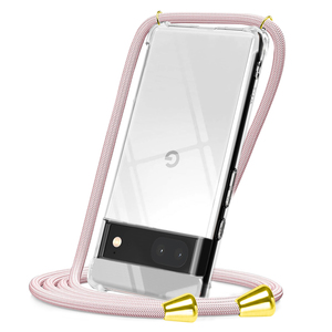 Funda con correa de teléfono cruzada transparente manos libres para Google 10 9 8 7 6 Pro XL 8A 7A 6A 5A 4A 3A - Product Image 1