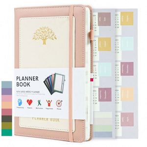 Pocket Binder Kraft Sublimation <b>Cute</b> Custom Logo Custom Printing Diary PU <b>Notebook</b> With Pen - Product Image 2