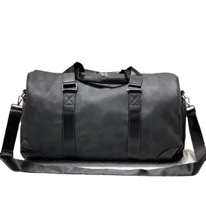 Дизайнерская модная дорожная сумка, водонепроницаемая модная мужская кожаная сумка-тоут, спортивная сумка для багажа, дорожная сумка с отделением для обуви