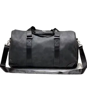 Sac de voyage de styliste en cuir imperméable à la mode pour homme, sac fourre-tout de voyage avec compartiment à chaussures