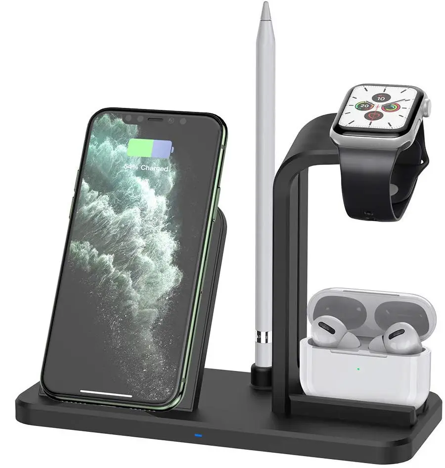3 in 1Wireless charger Fast Charging Dock Station For iphone 12 11 Xs Watch 6 SE 5 4 3 QI Wireless Charger Stand