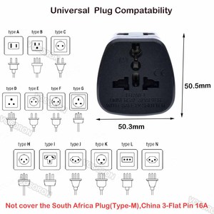 2 en 1Universal a EE. UU. Europeo <span class=keywords><strong>Inglaterra</strong></span> Reino Unido SUIZO ITALIA AUSTRALIA JAPÓN Pared de viaje AC <span class=keywords><strong>Cargador</strong></span> de corriente <span class=keywords><strong>Adaptador</strong></span> Convertidor - Product Image 2