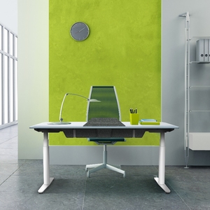 Zgo động cơ kép Ergonomic thép bảng nâng chân Sit-to-Stand đứng bàn máy tính để sử dụng văn phòng - Product Image 6