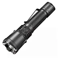 Lampe torche LED tactique professionnelle Klarus XT21X Pro, 4000 lumens, rechargeable, pour la défense personnelle, le camping, la chasse