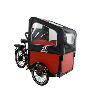 Best-seller 100% Housse de pluie en tissu polyester recyclé imperméable et écologique pour vélo cargo - Product Image 3