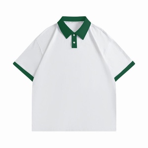 Camisetas Personalizadas de Corte Ajustado, de Secado Rápido y Transpirables, de Primera Calidad, en Mezcla de Poliéster/Algodón de Color Sólido, para Uniformes con Bordado Personalizado - Product Image 4