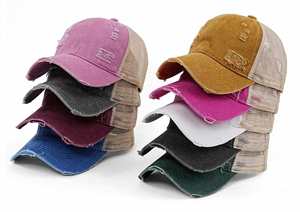 หมวกแก๊ปปักลาย 6 แผง แบบ Snapback สไตล์ฮิปฮอป ปีกแบน สีพื้น ปรับขนาดได้ ขายส่ง ของขวัญโปรโมชั่น - Product Image 3