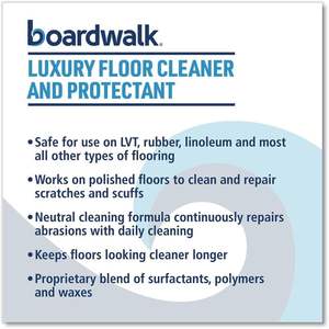 Limpiador y Protector de Pisos de Lujo con Aroma a Limón, 1 Galón - Boardwalk BWK4854 (4/Caja) - Product Image 2