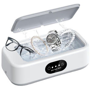 Nettoyeur à ultrasons pour lunettes et bijoux 40W A8 49kHz avec source d'alimentation électrique, temps de nettoyage réglable 0~600s - Product Image 2