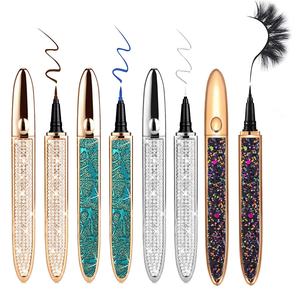 Colle pour cils Pinky leem, stylo pour cils, adhésif pour eye-liner avec logo, colle pour cils magnétique imperméable et résistante avec boîte - Product Image 1