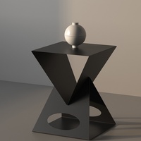 Kinno meilleure vente moderne Simple fer Art Table basse lumière luxe canapé côté petit appartement créatif coin buffet chevet