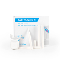 Kit de blanchiment des dents avec lumière LED, blanchisseur dentaire, marque privée, fabrication OEM, approvisionnement en gros