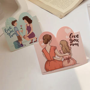 Cartes d'anniversaire pour enfants en carton, impression quadricolore, style Ins, vente en gros, cadeaux pour la fête des mères, la Saint-Valentin, <span class=keywords><strong>les</strong></span> fêtes - Product Image 2