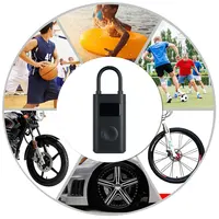 Xiaomi mijia bomba de ar digital para pneu de carro, compressor de ar portátil, elétrico, inteligente, led, para motocicletas e bicicletas