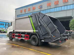 Vehículo compactador de residuos hidráulico de 6 metros cúbicos, camión de basura compactador de carga trasera de 5, 8, 10, 15, 20 metros cúbicos - Product Image 4