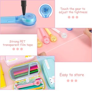 Bande de <span class=keywords><strong>correction</strong></span> bande de stylo pour étudiants fournitures de bureau scolaires 5mm * 6m Push Pull protection haute qualité blanc fournir un échantillon - Product Image 6