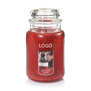 Venta al por Mayor de Velas Aromáticas Artesanales para Navidad y Acción de Gracias, en Frascos Grandes de 22 Oz, Estilo <span class=keywords><strong>Chesapeake</strong></span> Bay, de Vidrio Transparente, con Cera de Soja y Aroma a Madera Fresca - Product Image 3