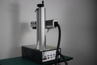 Machine laser à fibre de haute qualité 20W à onde continue, refroidie par air, de table, pour marquage couleur, laser informatique