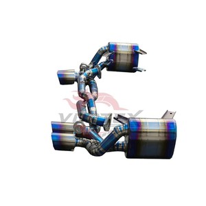 ท่อไอเสีย Vortex Titanium Valvetronic สำหรับ Porsche 911 997.1 997.2 Carrera ระบบเก็บเสียงแบบ Performance Racing สีฟ้าเบิร์นบลู ชุดคิท - Product Image 5