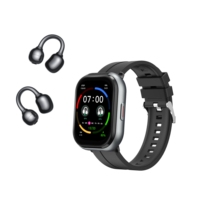 Montre connectée DF D12 Classic avec écouteurs, moniteur de santé multidimensionnel portable, étanche, longue durée de vie de la batterie pour hommes et femmes