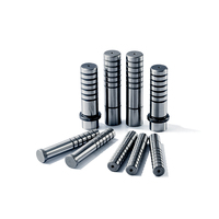 Goupille de guidage droite D8-25 JIS SGPN, fabrication OEM, tolérance de diamètre M5, pour matrices progressives et moules automobiles