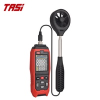 Anemómetro Portátil TASI TA642C, Nuevo, Conexión USB, Medidor de Viento, Temperatura del Aire, Velocidad del Flujo, Equipo de Prueba con Función de Retención de Datos